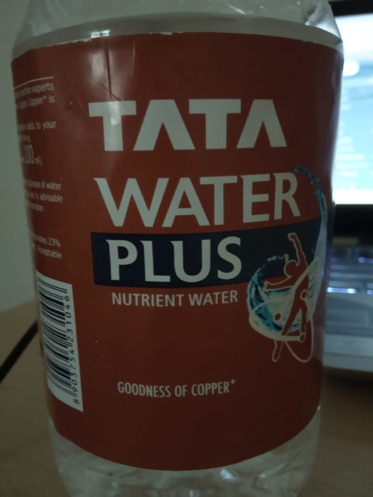 Tata Water Plus Water Bottle