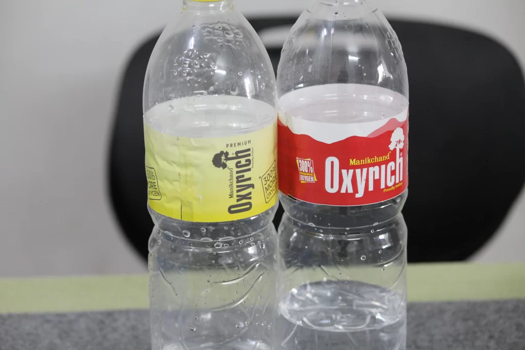 Oxyrich's Standard vs Premium Version Bottle