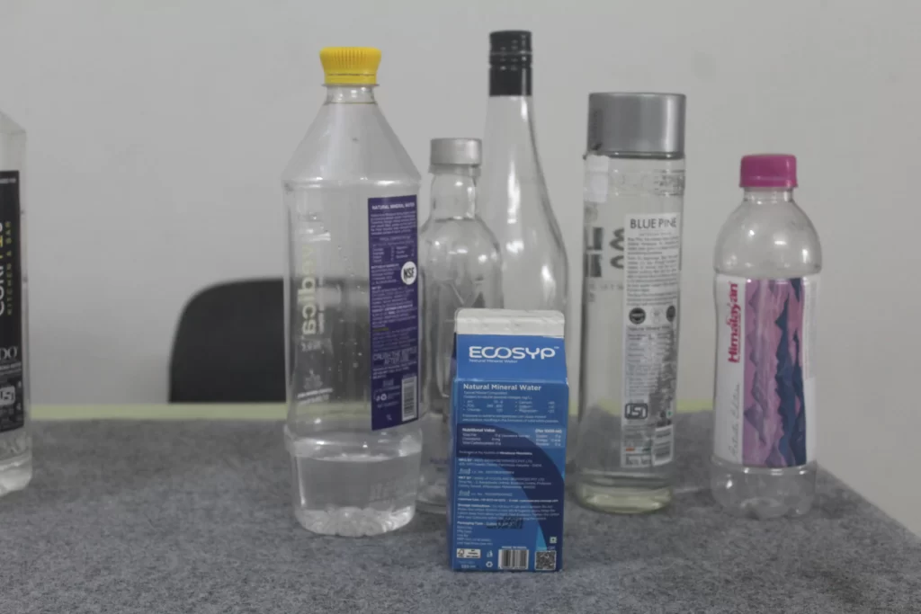 Mineral Water has no "Market Pricing"